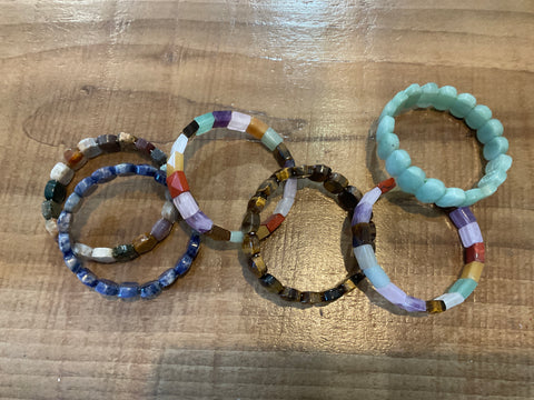Mexican stone bracelets