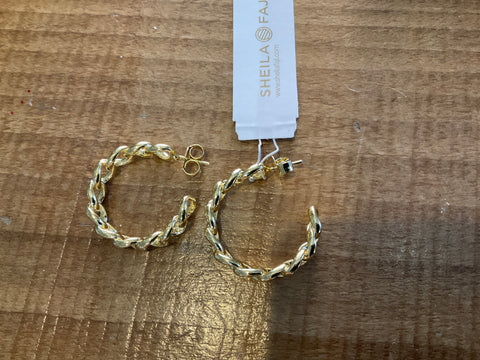 Small Chain Hoops