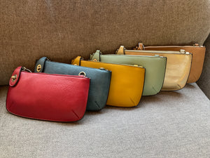 Mini crossbody wristlet