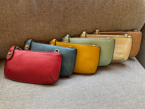 Mini crossbody wristlet