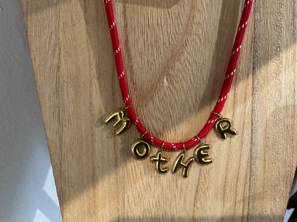 MOTHER rope cord necklace