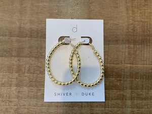 Gold Ball Hoops