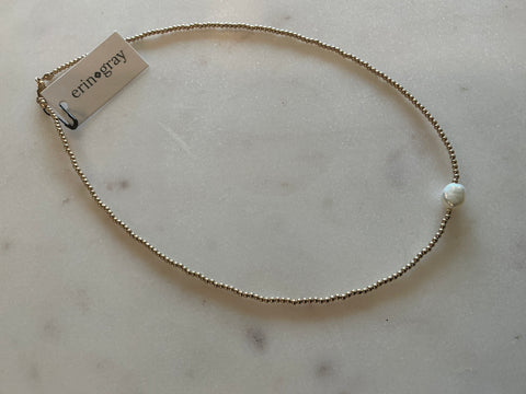 Baroque pearl necklace