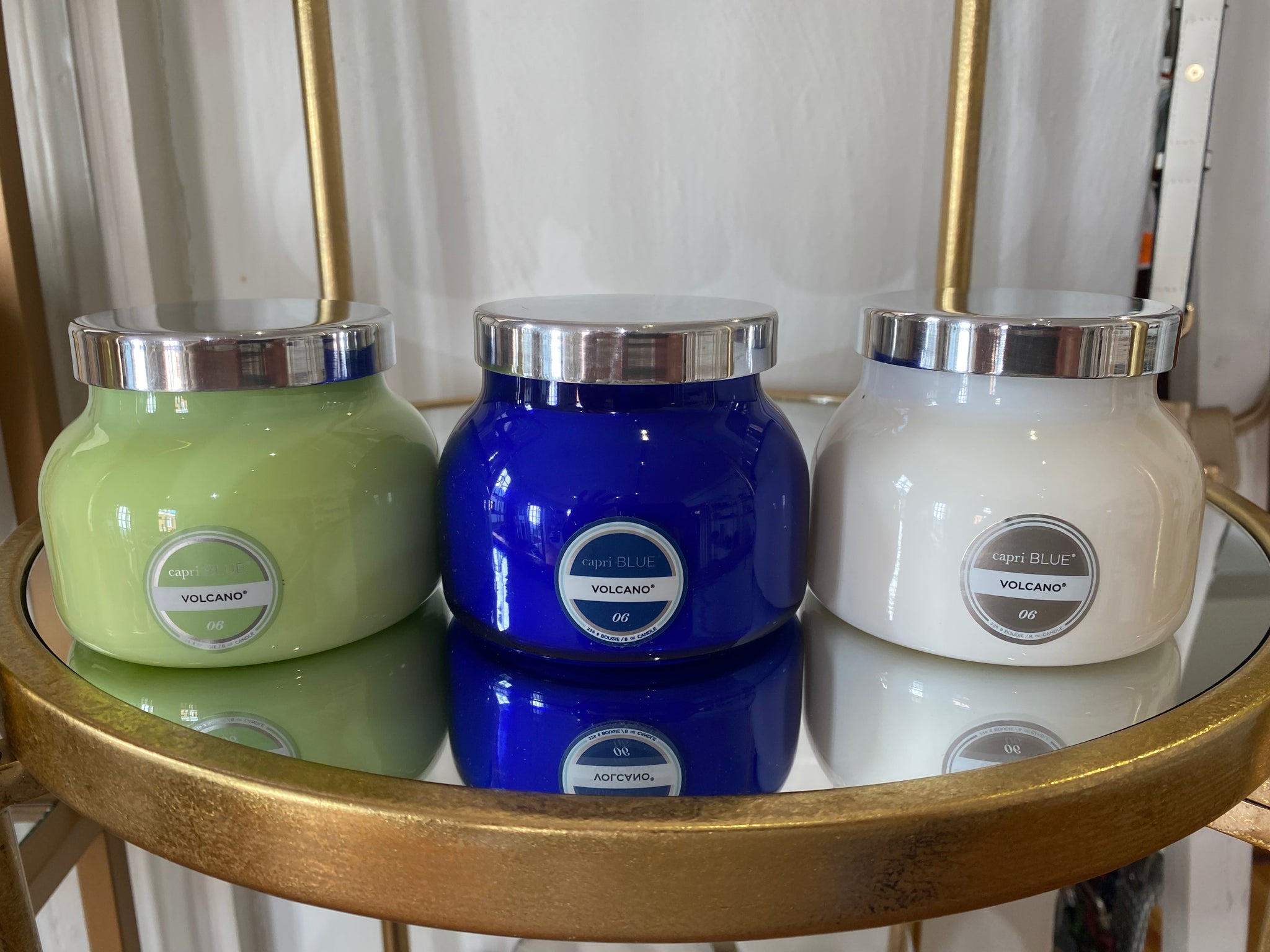 Capri Blue Volcano candles