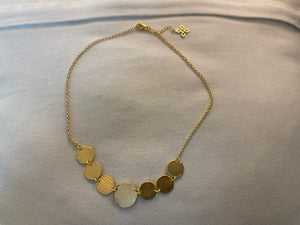 Coins short necklace