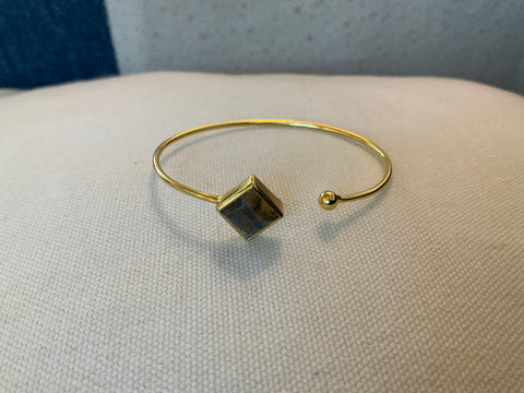 Labradorite cuff