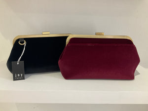 Vivie velvet clutch/crossbody