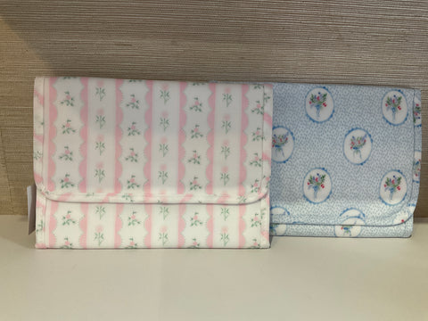 Mini roll up hanging cosmetic bag