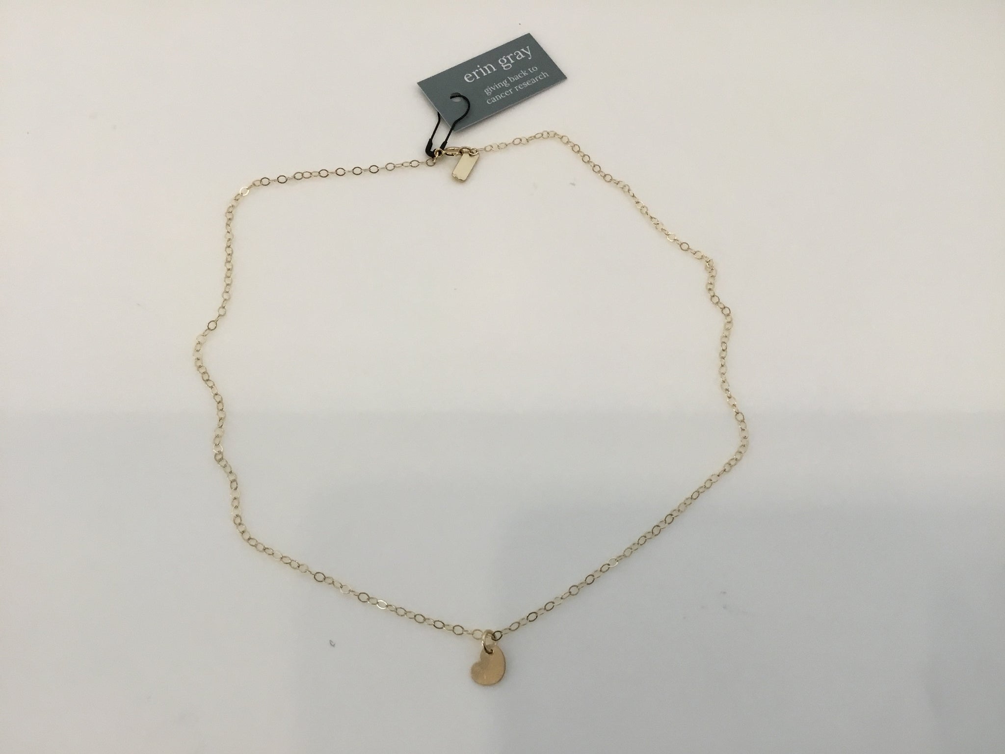 Simple heart gold filled necklace