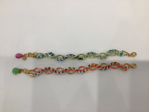 Carousel link bracelet